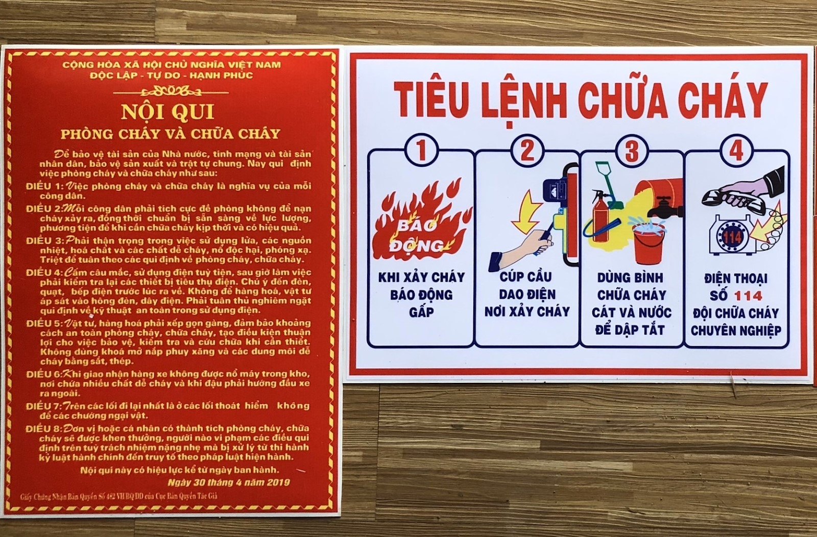 Xây dựng nội quy phòng cháy chữa cháy nhà trọ, chung cư