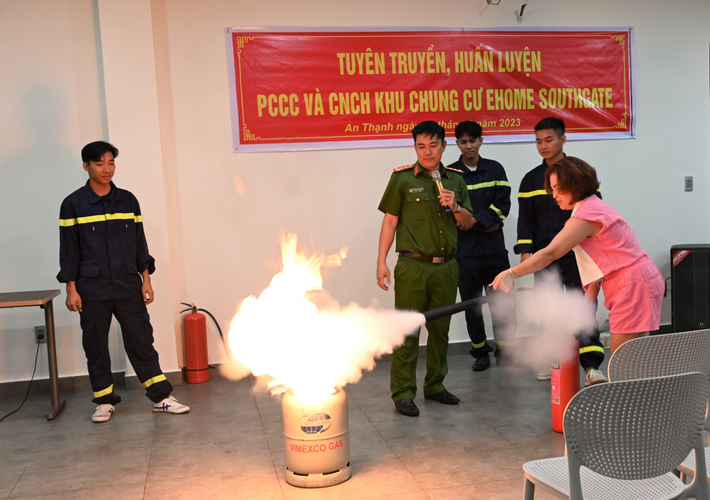 Cách sử dụng bình chữa cháy đúng cách, an toàn